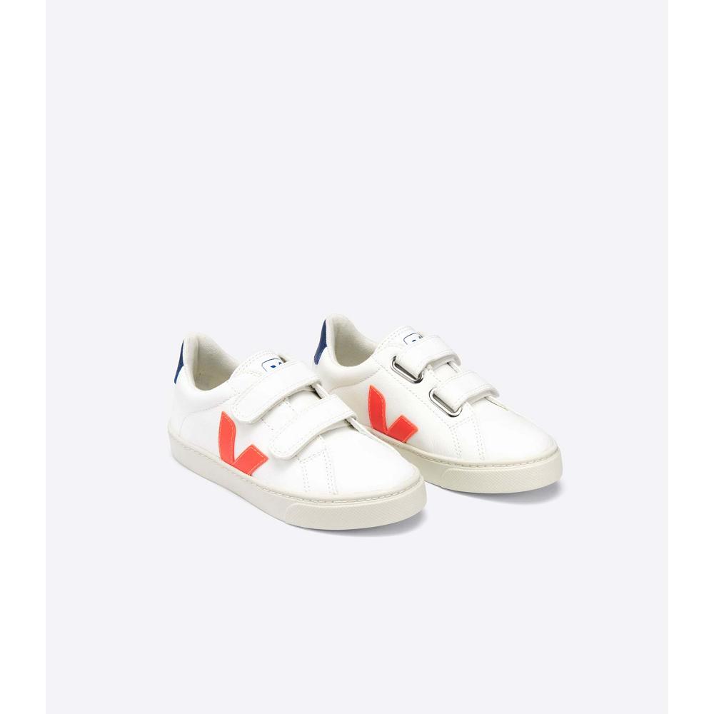 Veja ESPLAR CHROMEFREE Joggesko Barn White/Orange/Navy | NO 834AHK